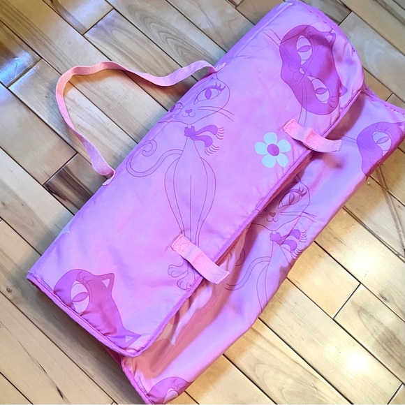 Nap Mat Blanket-Pink Cats-51”x24” - Picture 6 of 8